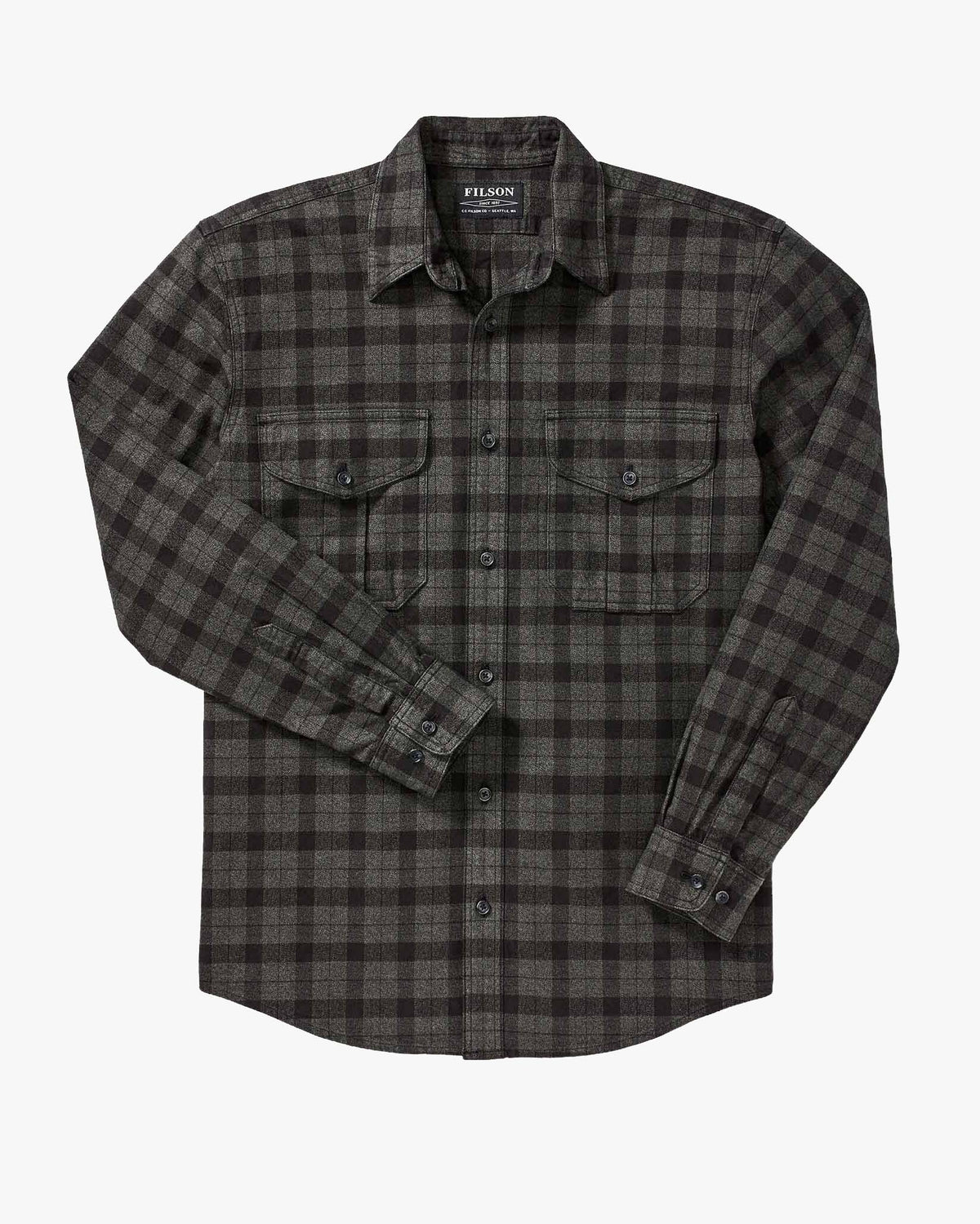 Filson Alaskan Guide Shirt - Heather / Black Plaid