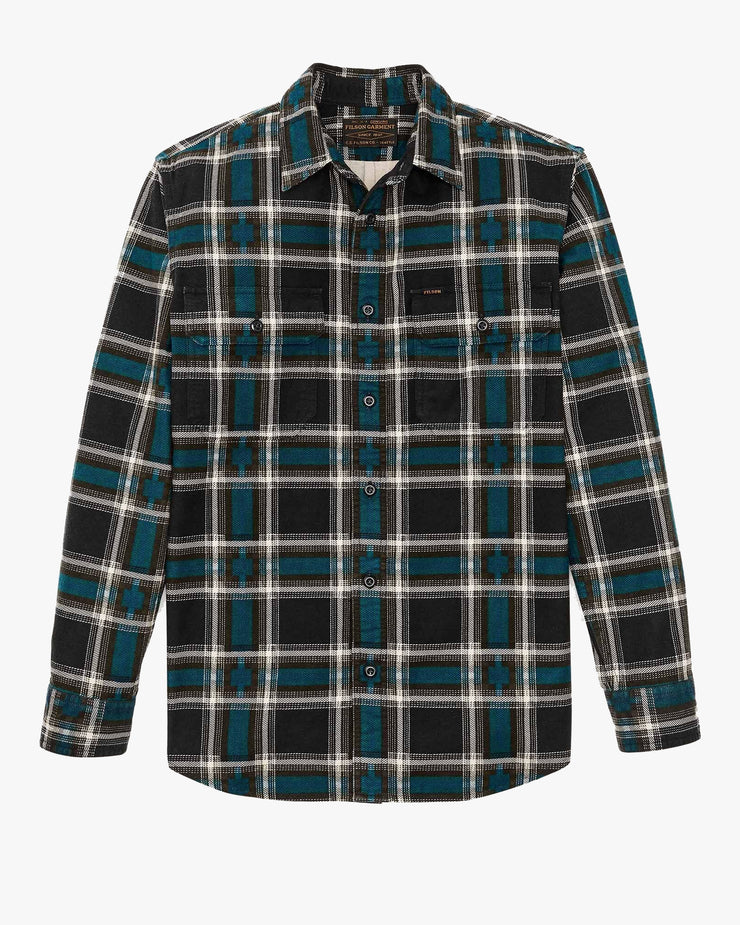 Filson Field Flannel Shirt - Brown / Blue / Multi | Filson Shirts | JEANSTORE