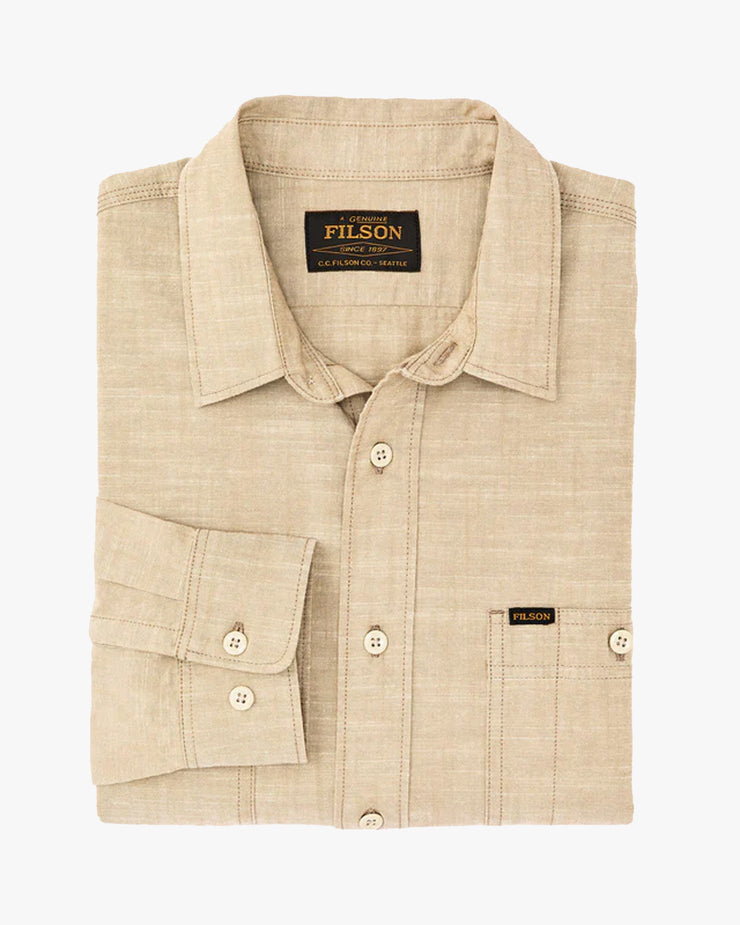 Filson Chambray CPO Shirt - Tan
