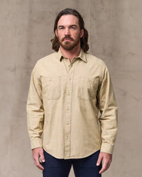 Filson Chambray CPO Shirt - Tan | Filson Shirts | JEANSTORE
