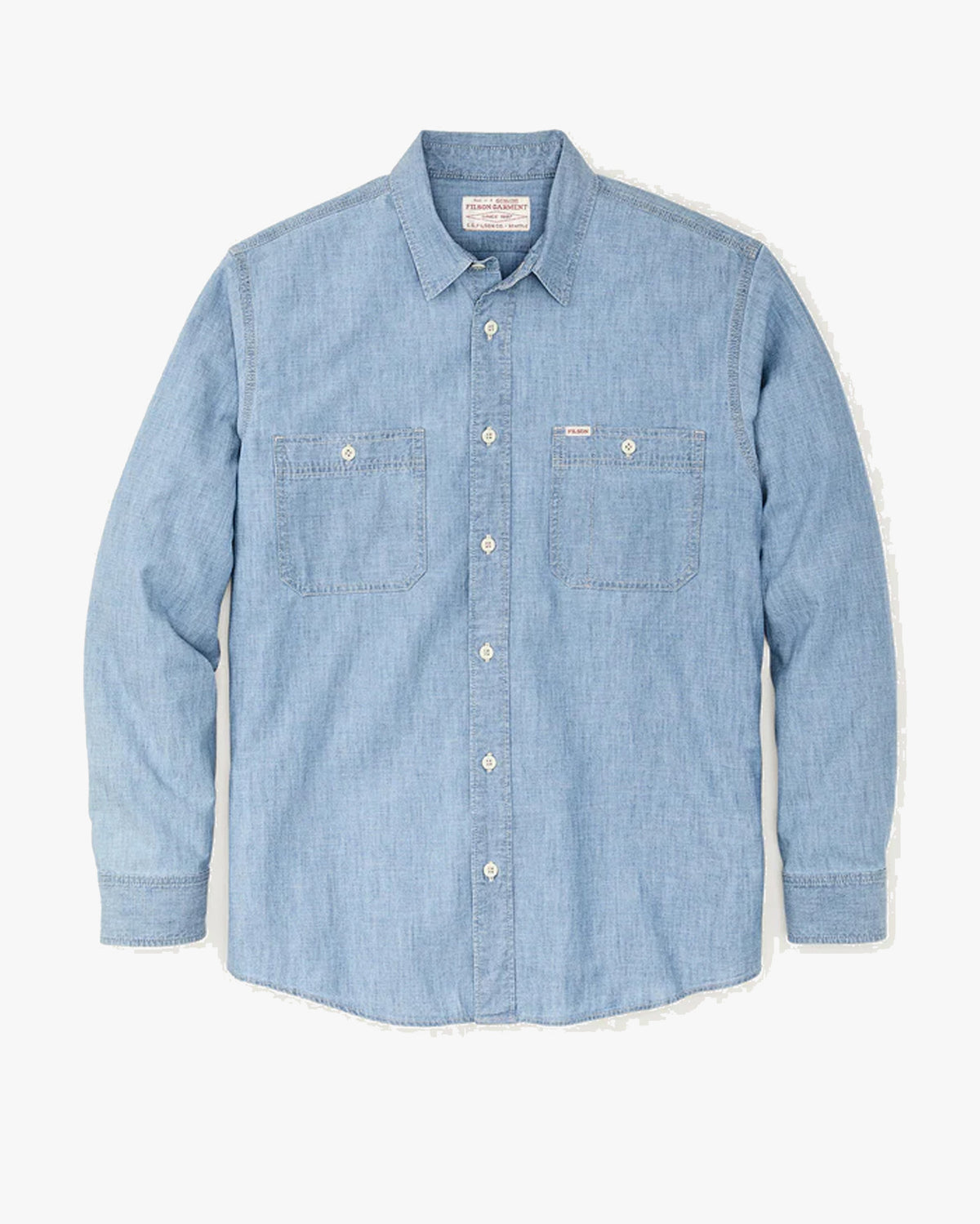 Filson Chambray CPO Shirt - Light Indigo