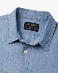 Filson Chambray CPO Shirt - Light Indigo