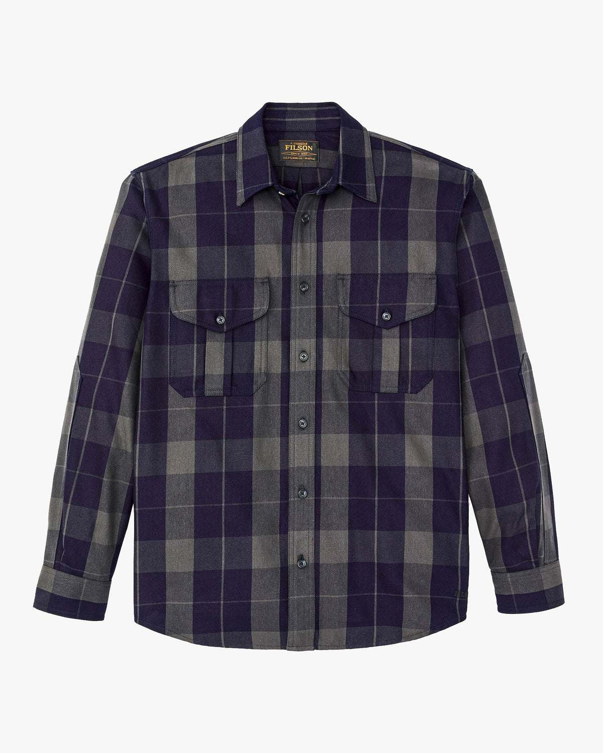 Filson Vintage Wash Alaskan Guide Shirt - Indigo / Faded Black