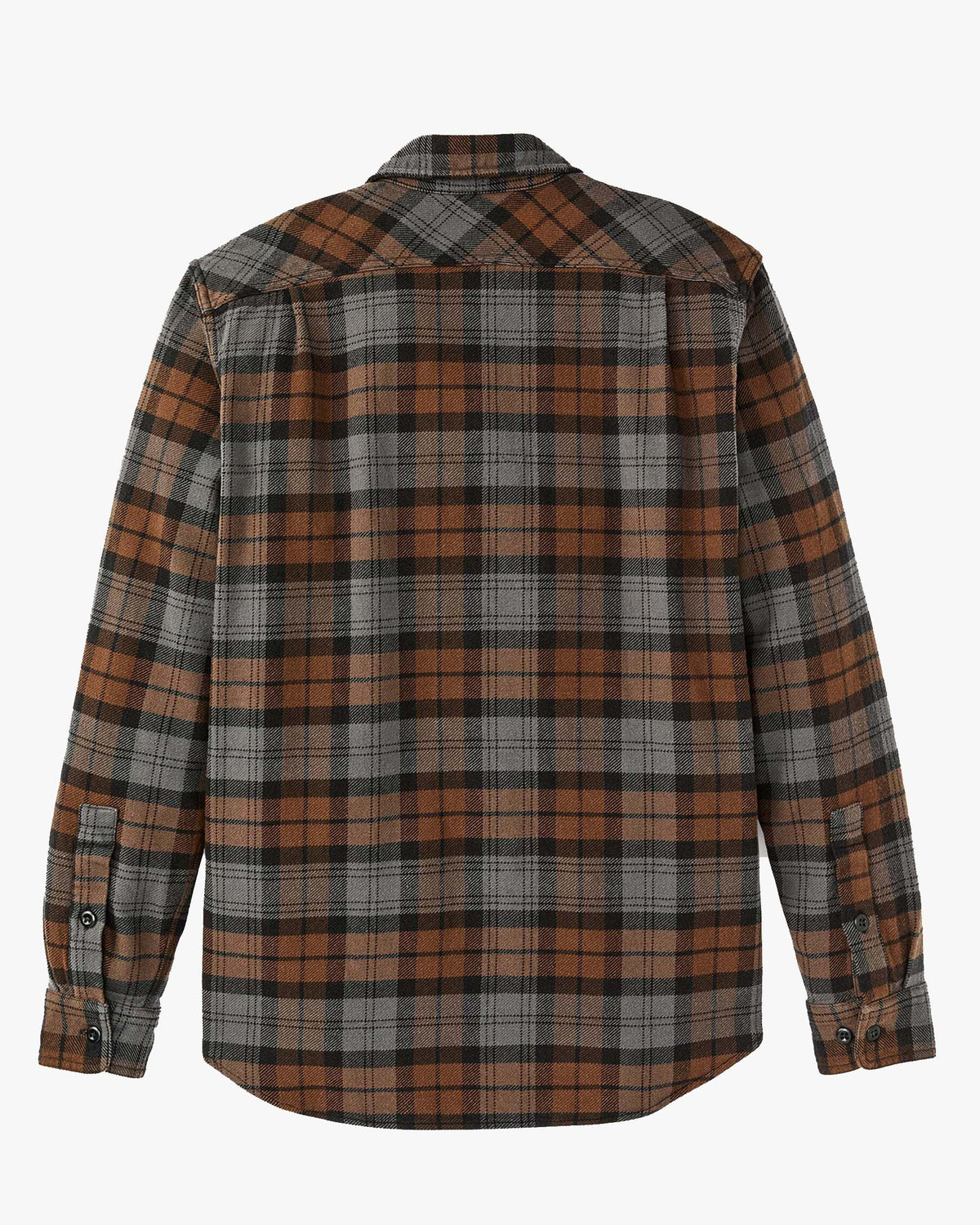 Filson Vintage Flannel Work Shirt - Brown / Charcoal Plaid