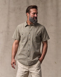 Filson S/S Chambray Shirt - Coffee / Natural