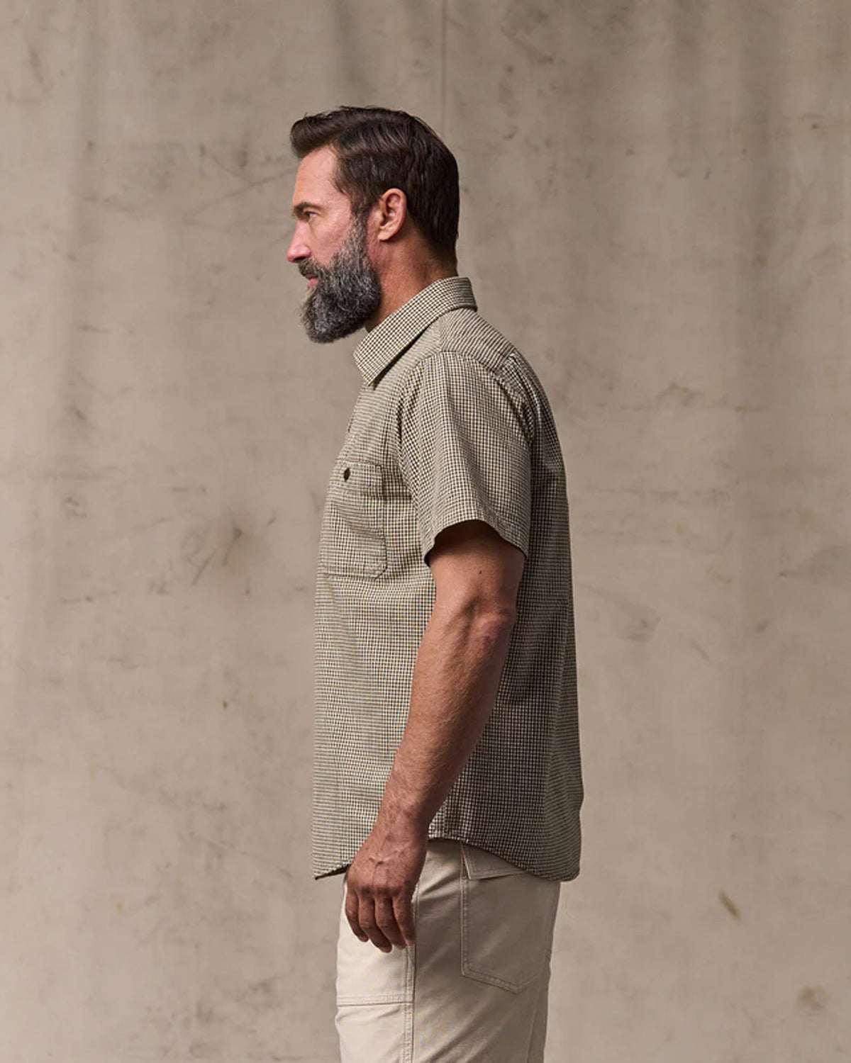 Filson S/S Chambray Shirt - Coffee / Natural