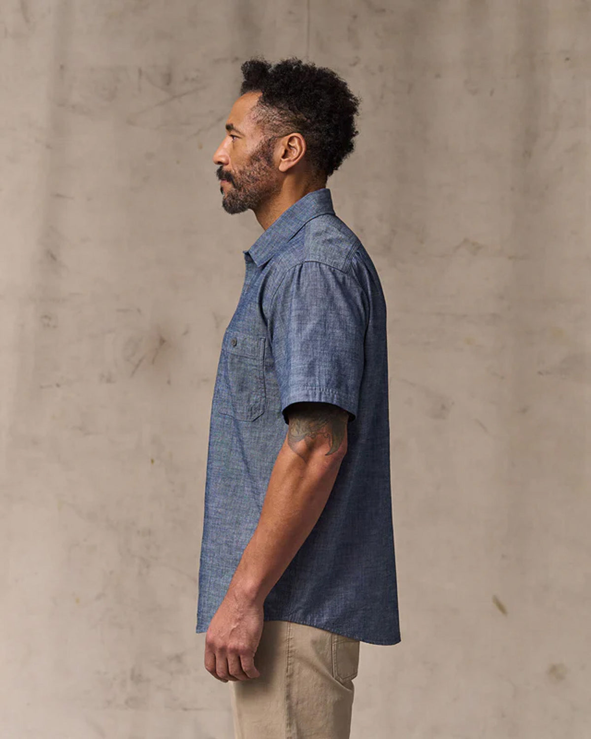 Filson S/S Chambray Shirt - Vintage Fade Chambray