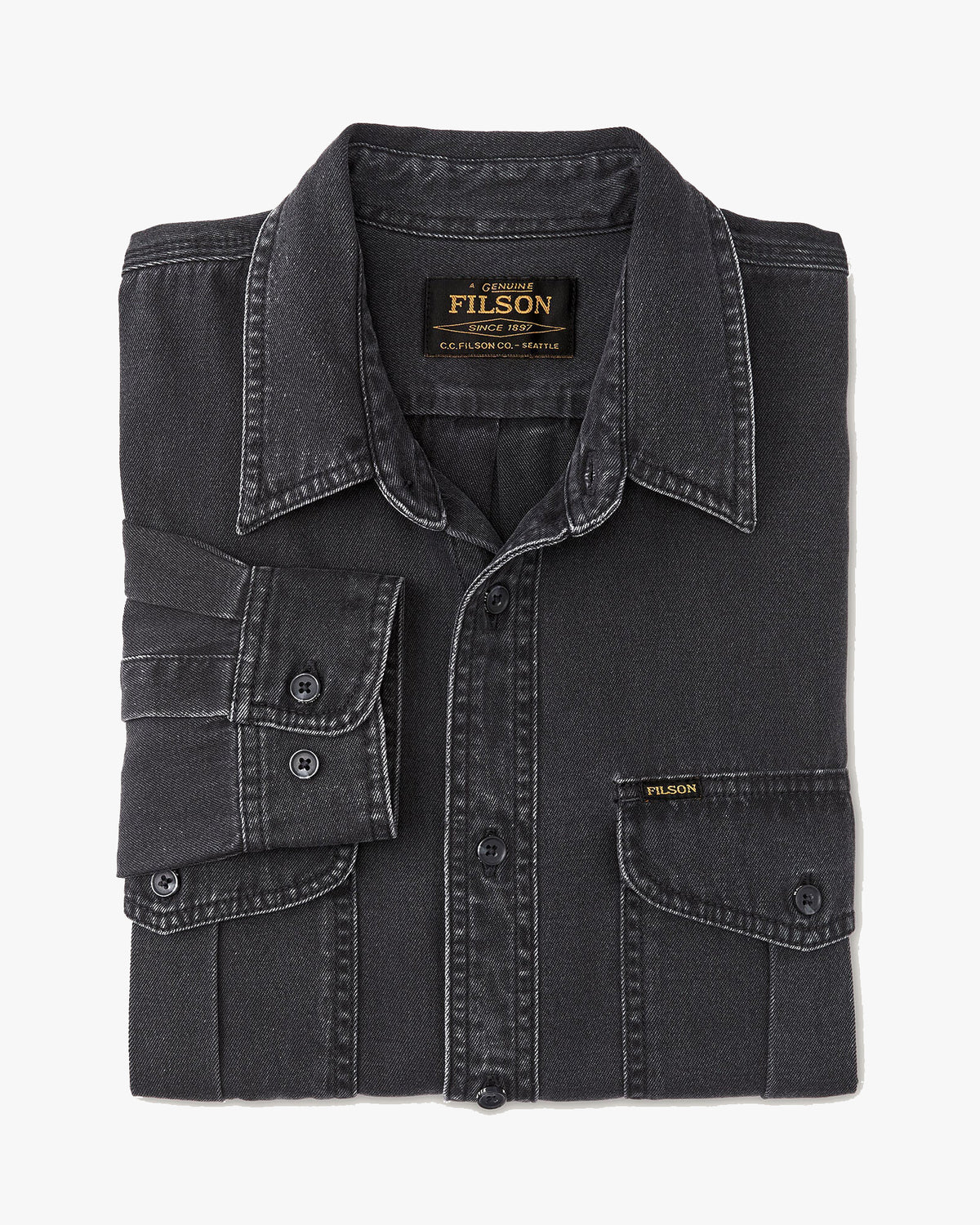 Filson Denim Guide Shirt - Black
