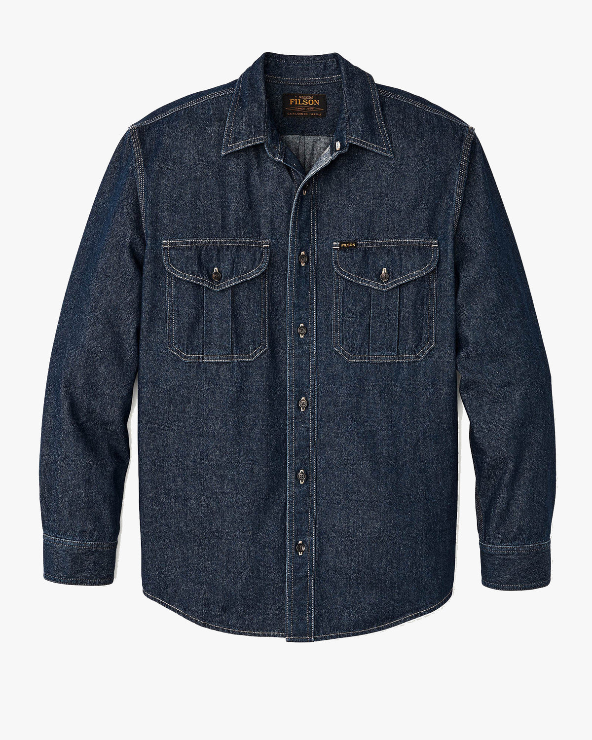 Filson Denim Guide Shirt - Rinse Indigo | Filson Shirts | JEANSTORE