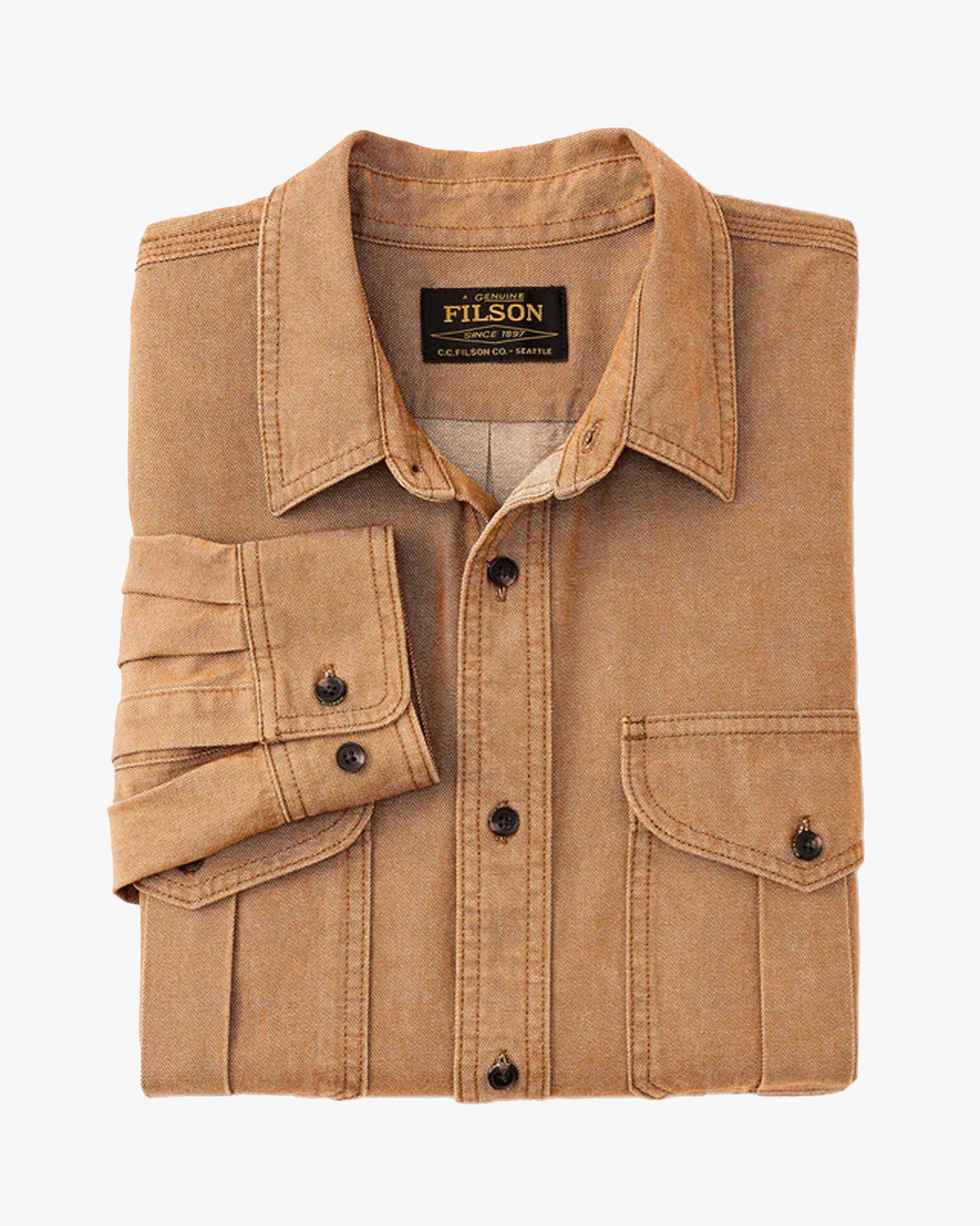 Filson Denim Guide Shirt - Harvest Tan | Filson Shirts | JEANSTORE