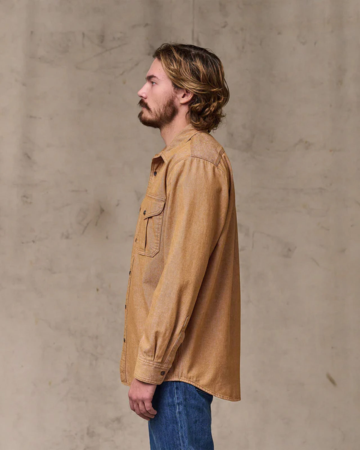 Filson Denim Guide Shirt - Harvest Tan | Filson Shirts | JEANSTORE