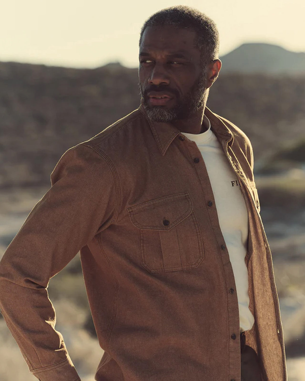 Filson Denim Guide Shirt - Harvest Tan | Filson Shirts | JEANSTORE