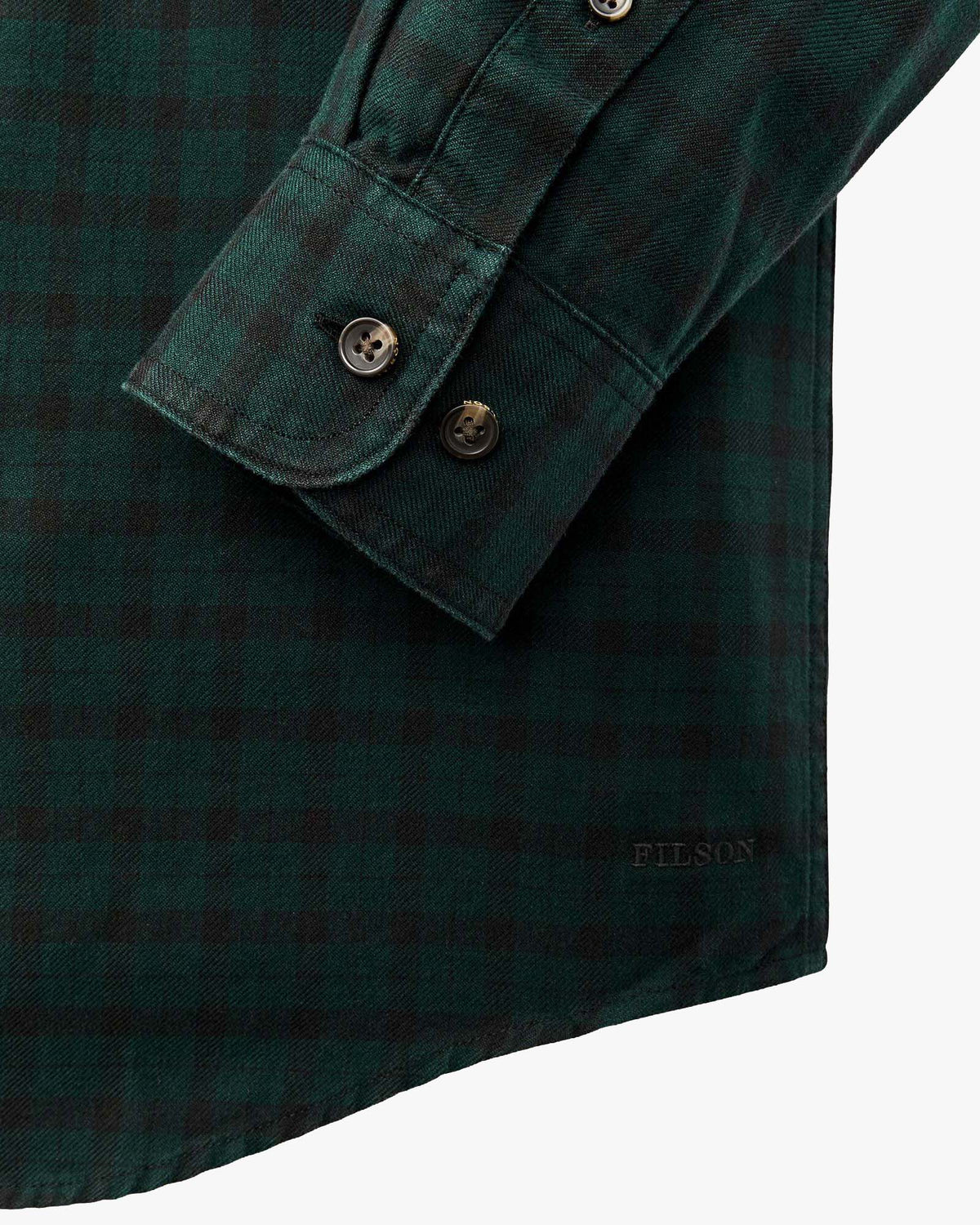 Filson Lightweight Alaskan Guide Shirt - Pine / Black Plaid