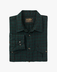 Filson Lightweight Alaskan Guide Shirt - Pine / Black Plaid