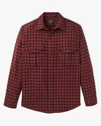 Filson Lightweight Alaskan Guide Shirt - Port / Black Plaid | Filson Shirts | Jeanstore