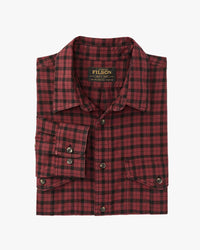 Filson Lightweight Alaskan Guide Shirt - Port / Black Plaid | Filson Shirts | Jeanstore