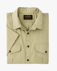 Filson Washed S/S Feather Cloth Shirt - Lakebed