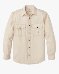 Filson Natural Twill Guide Shirt - Natural Seed | Filson Shirts | JEANSTORE