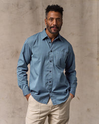 Filson 4.5oz Twill Shirt - Orion Blue | Filson Shirts | JEANSTORE