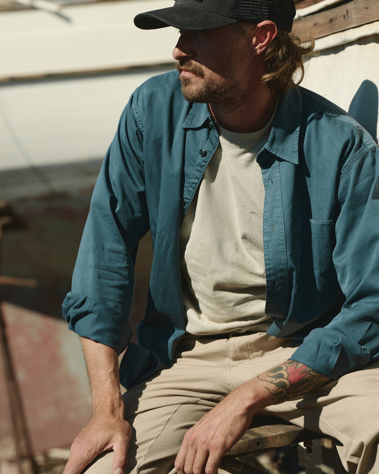 Filson 4.5oz Twill Shirt - Orion Blue | Filson Shirts | JEANSTORE