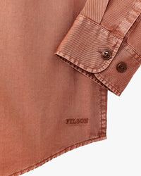 Filson 4.5oz Twill Shirt - Copper Brown | Filson Shirts | JEANSTORE