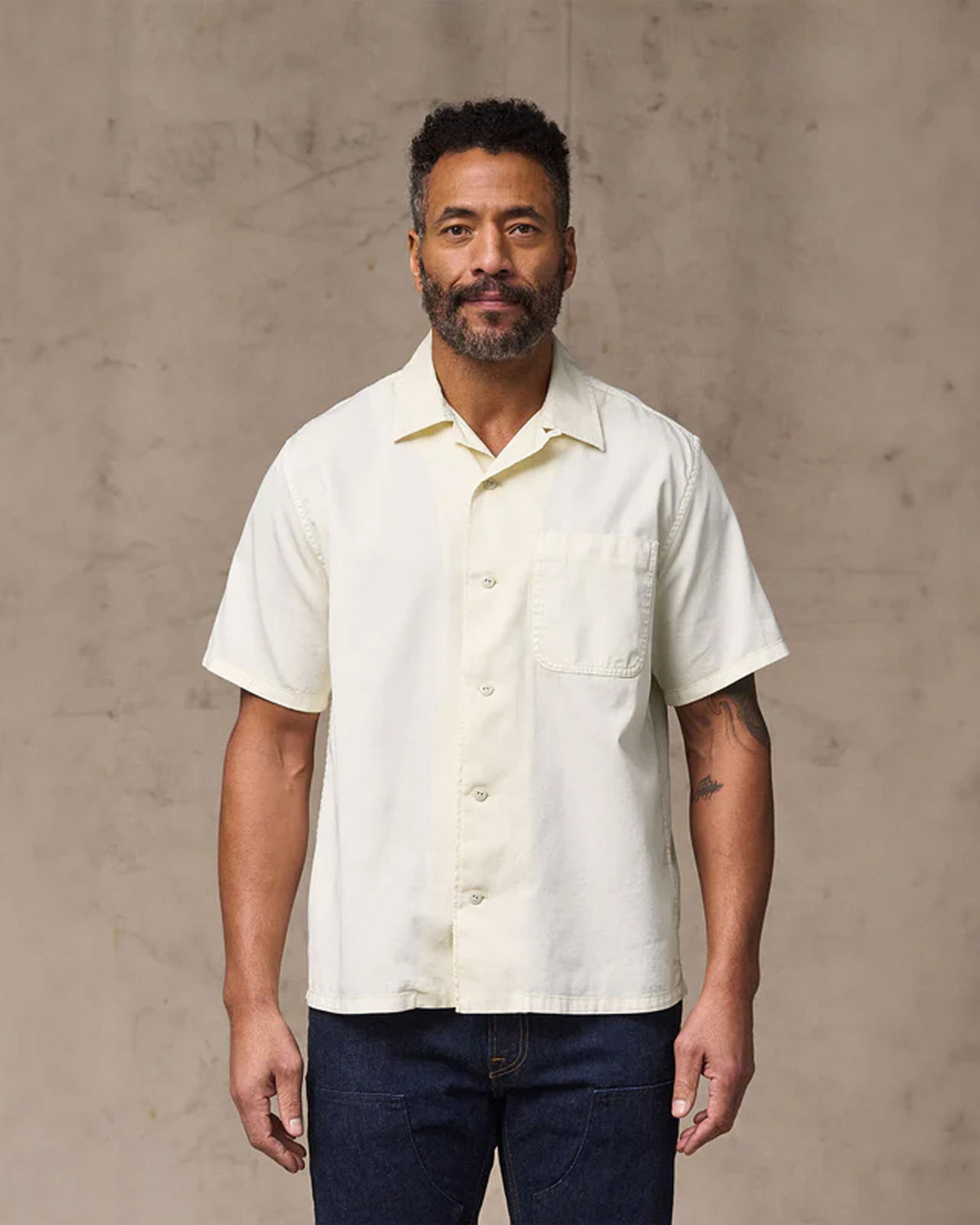 Filson S/S 4.5oz Twill Shirt - Ivory | Filson Shirts | JEANSTORE