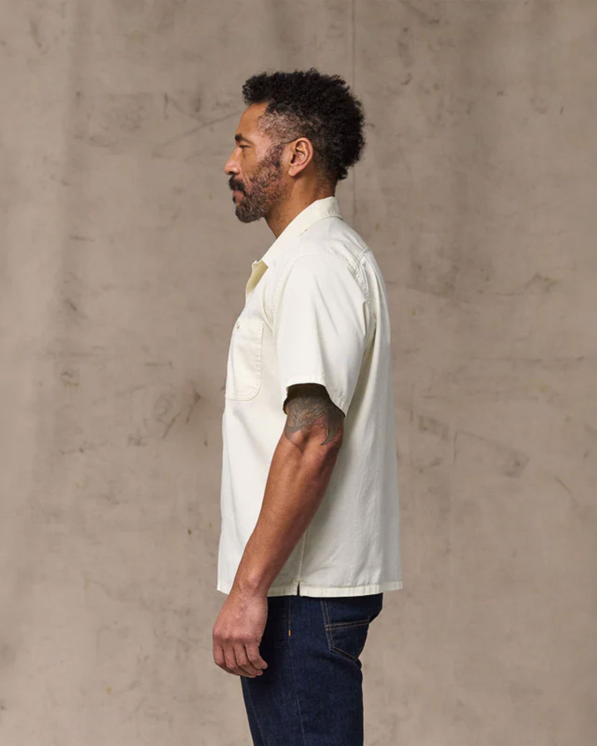 Filson S/S 4.5oz Twill Shirt - Ivory | Filson Shirts | JEANSTORE