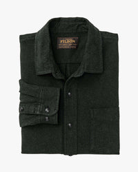 Filson Rustic Flannel Shirt - Dark Moss Heather | Filson Shirts | Jeanstore