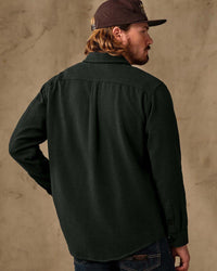 Filson Rustic Flannel Shirt - Dark Moss Heather | Filson Shirts | Jeanstore