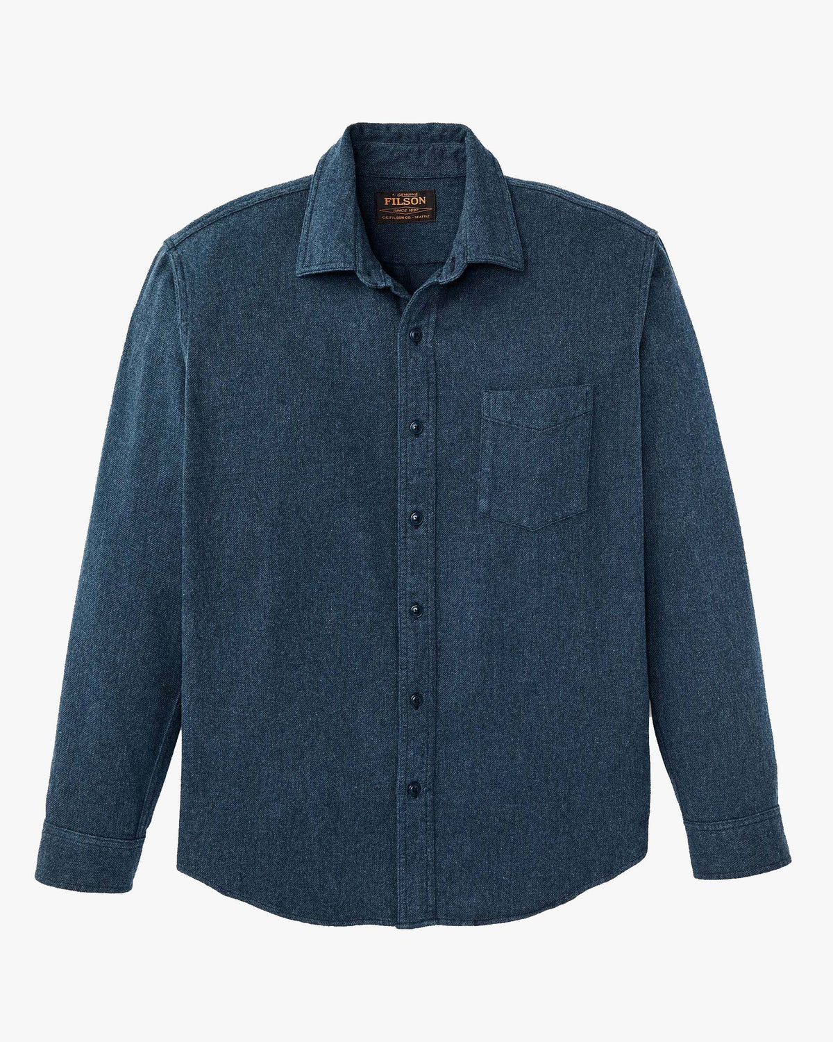 Filson Rustic Flannel Shirt - Blue Heather