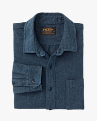 Filson Rustic Flannel Shirt - Blue Heather