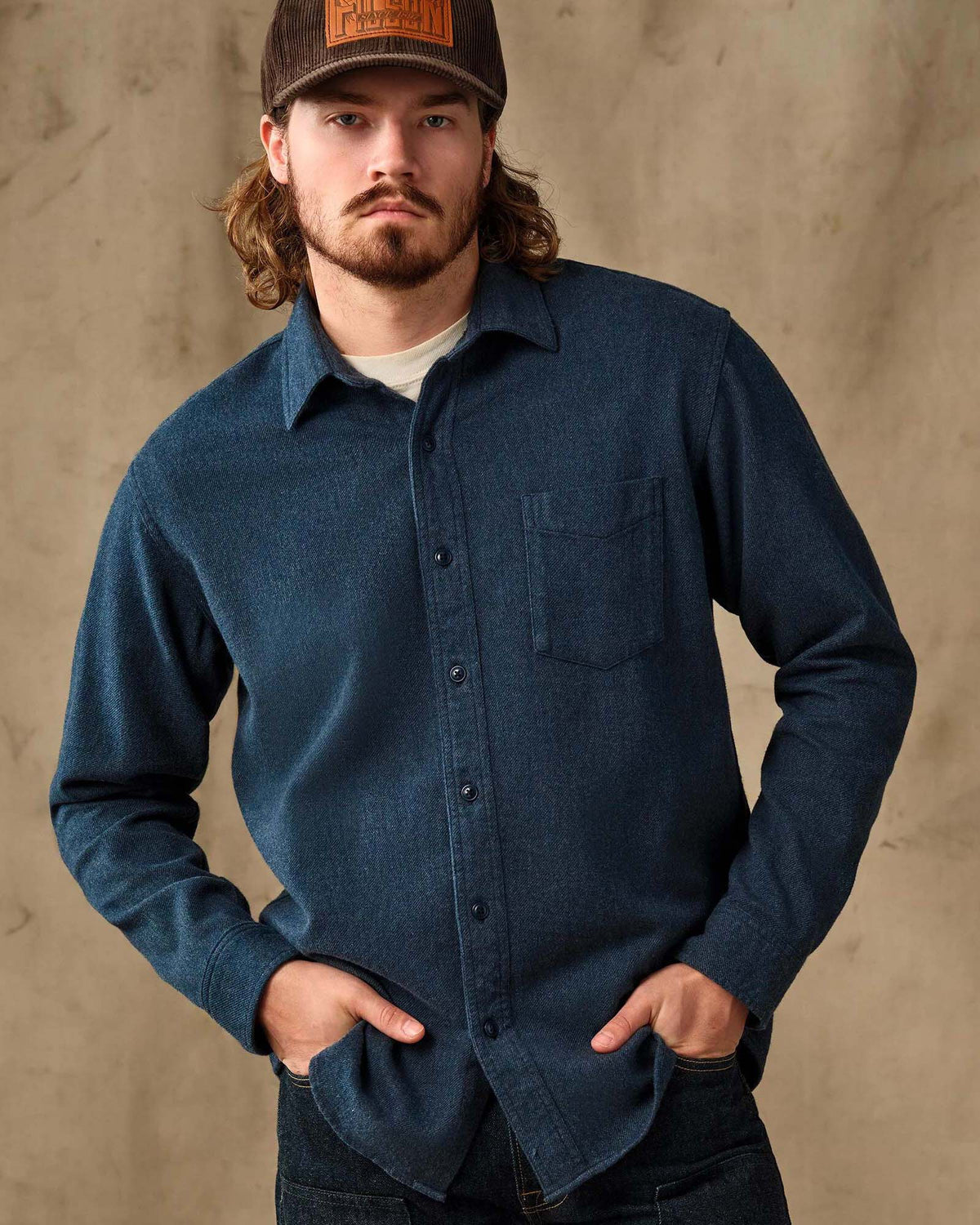 Filson Rustic Flannel Shirt - Blue Heather