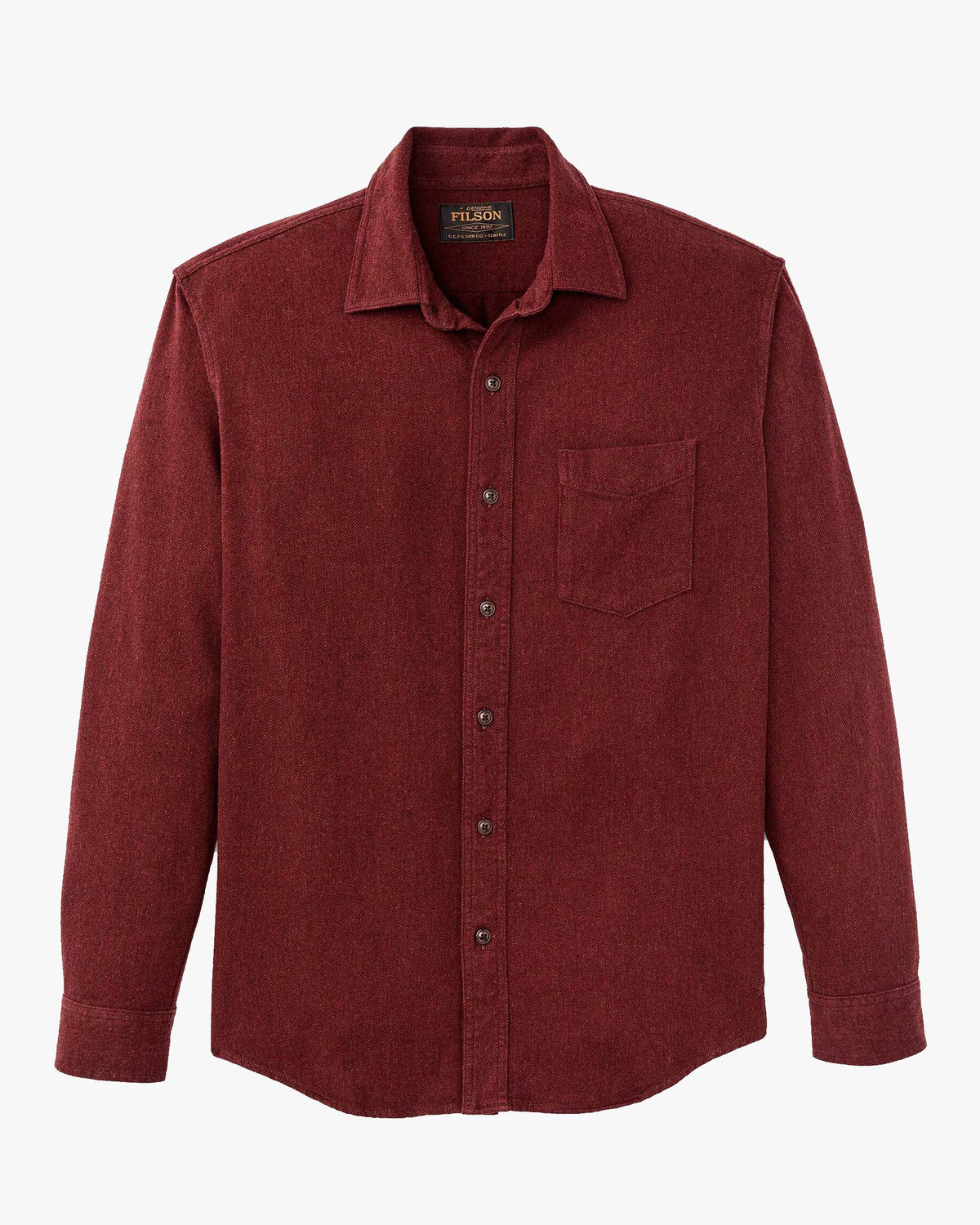 Filson Rustic Flannel Shirt - Port Heather | Filson Shirts | Jeanstore