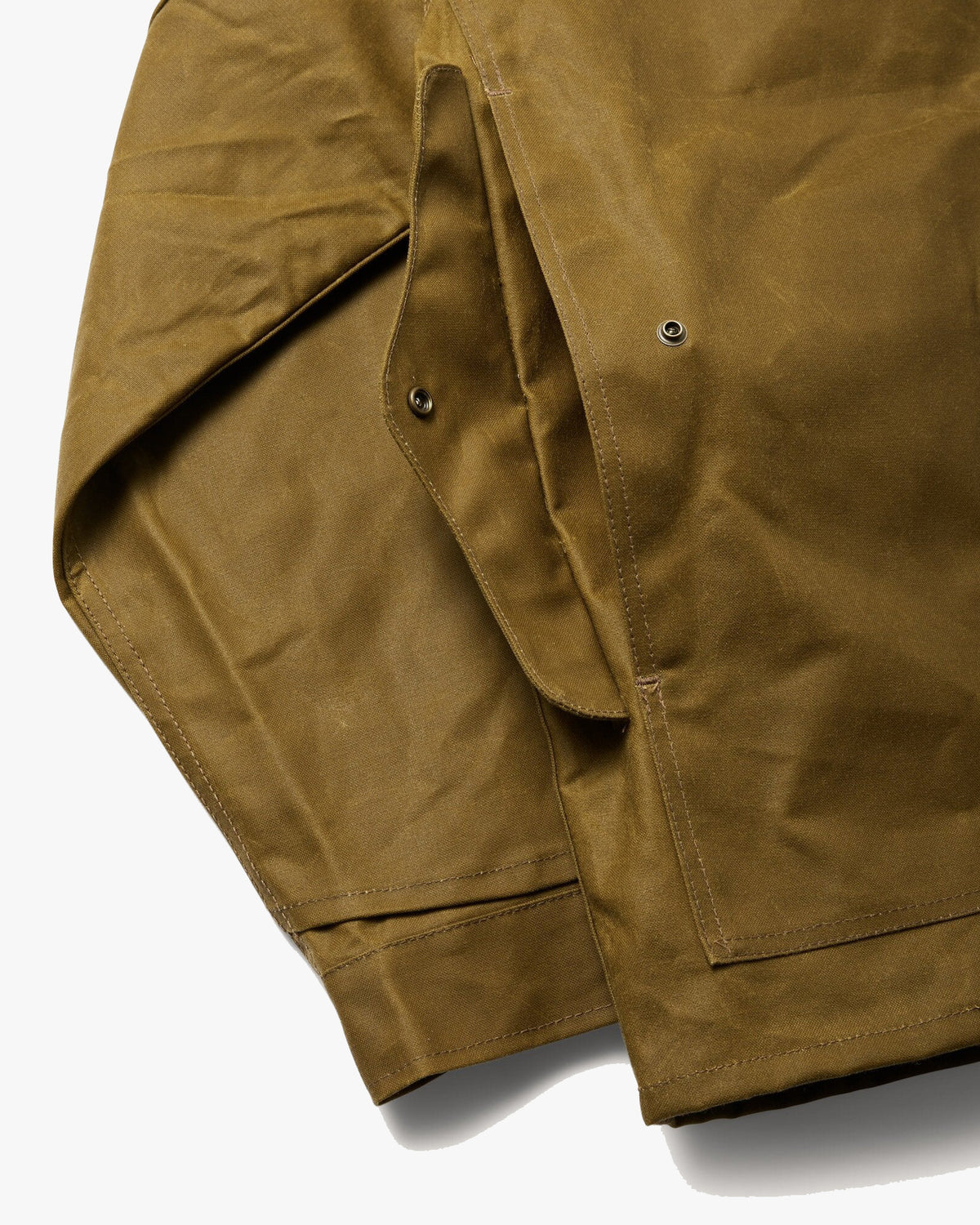 Filson Lined Tin Cloth Cruiser Jacket - Dark Tan | Filson Jackets & Coats | JEANSTORE