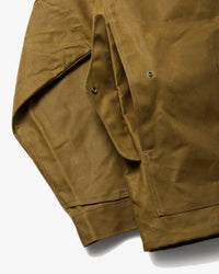Filson Lined Tin Cloth Cruiser Jacket - Dark Tan | Filson Jackets & Coats | JEANSTORE
