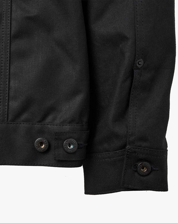 Filson Tin Cloth Short Lined Cruiser Jacket - Black | Filson Jackets & Coats | JEANSTORE