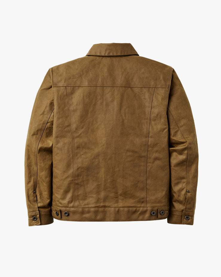 Filson Tin Cloth Short Lined Cruiser Jacket - Dark Tan | Filson Jackets & Coats | JEANSTORE