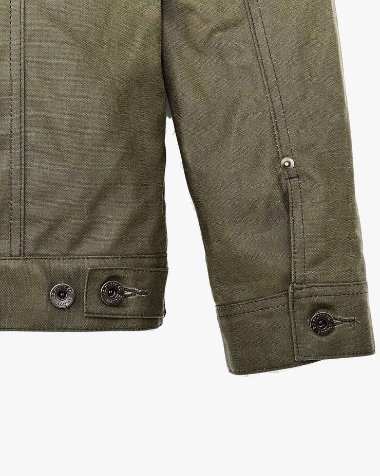 Filson Tin Cloth Short Lined Cruiser Jacket - Military Green | Filson Jackets & Coats | JEANSTORE