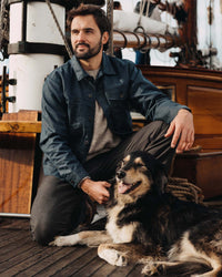 Filson Tin Cloth Short Lined Cruiser Jacket - Service Blue | Filson Jackets & Coats | Jeanstore