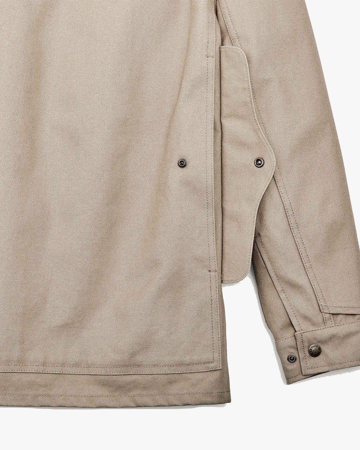 Filson Dry Tin Cloth Cruiser Jacket - Grey Khaki