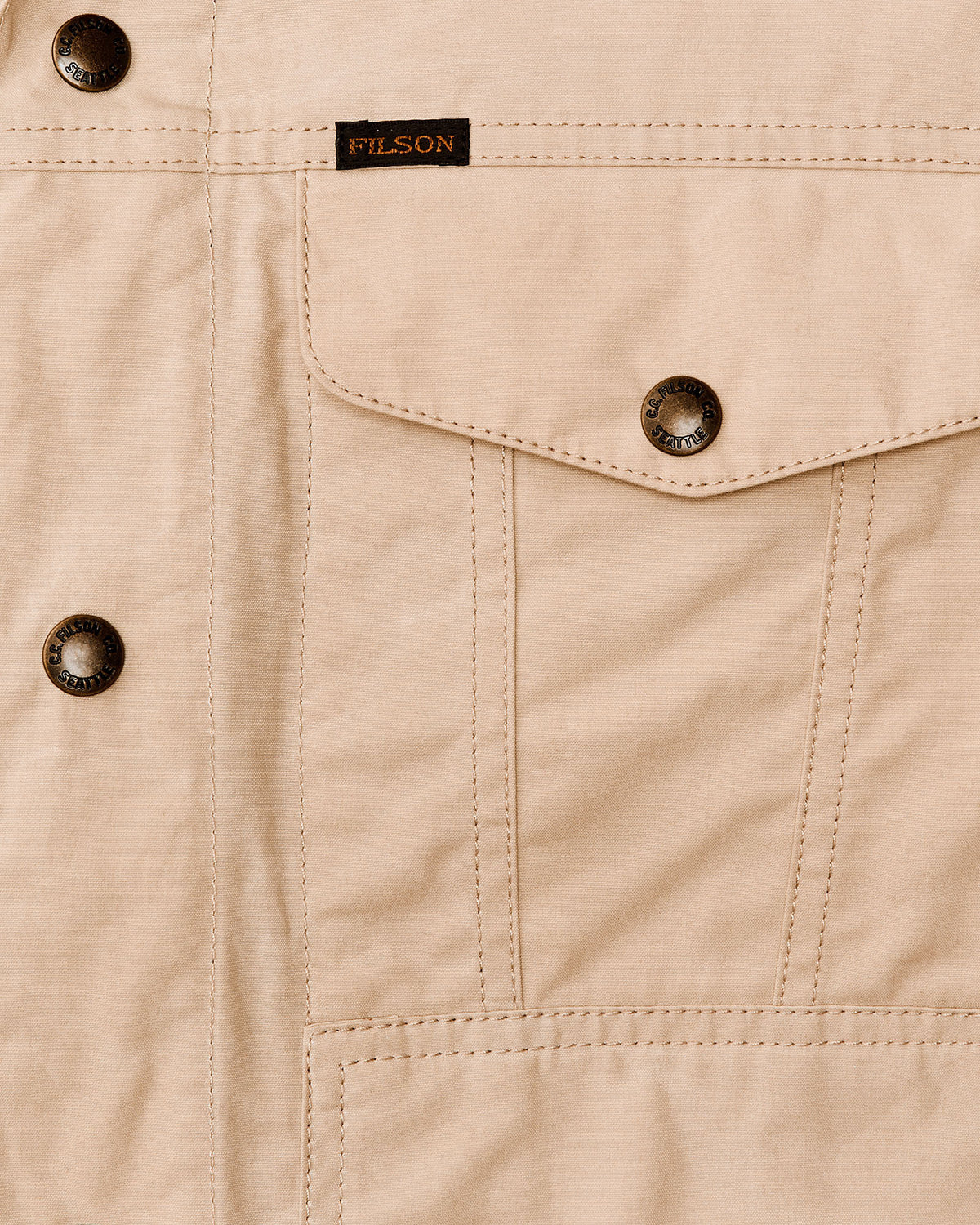 Filson Ranger Short Cruiser Jacket - Quail Tan | Filson Jackets & Coats | JEANSTORE