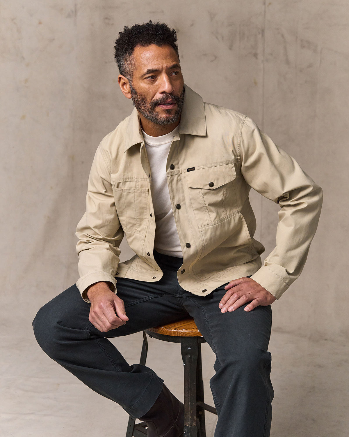 Filson Ranger Short Cruiser Jacket - Quail Tan | Filson Jackets & Coats | JEANSTORE