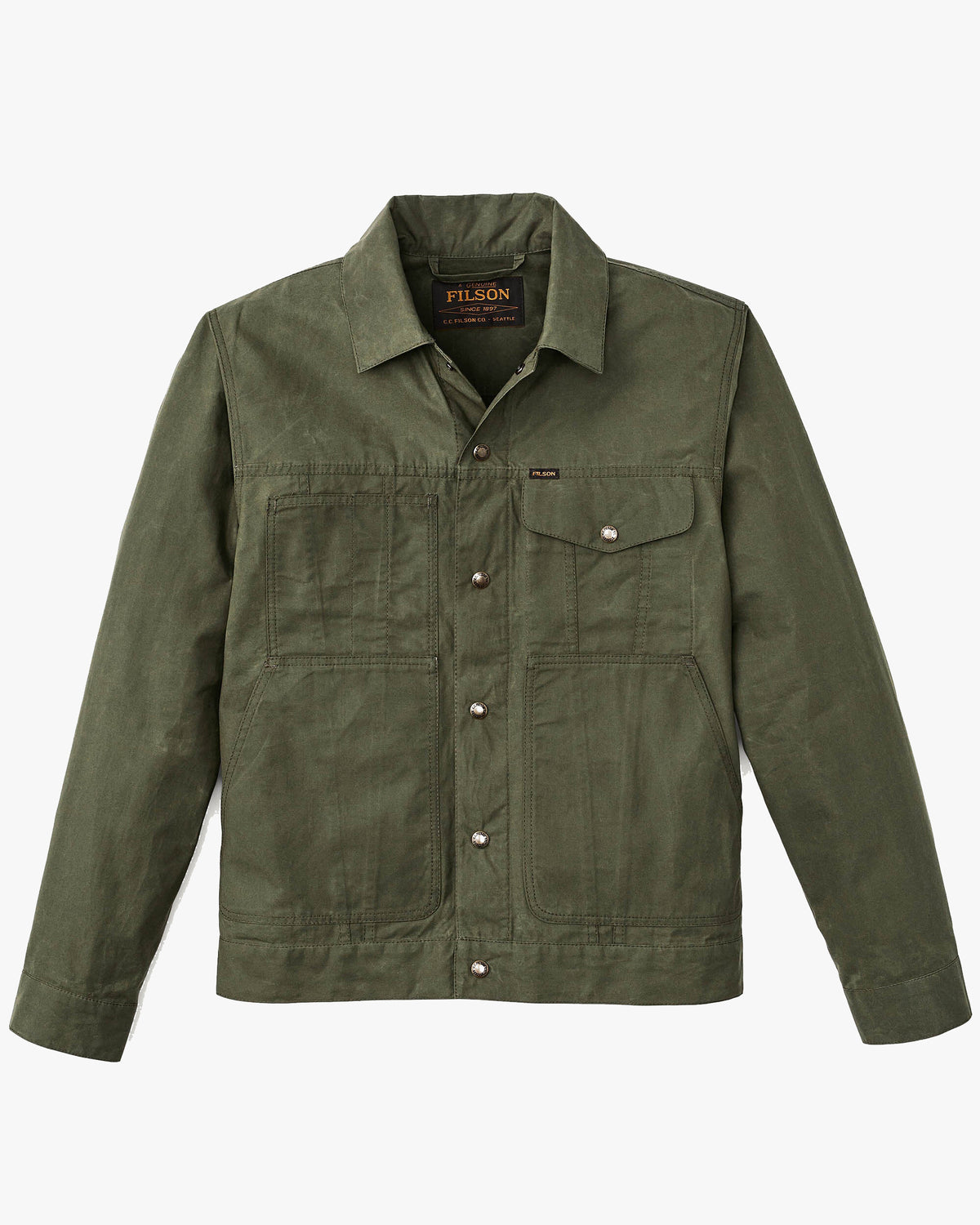 Filson Ranger Short Cruiser Jacket - Olive | Filson Jackets & Coats | JEANSTORE
