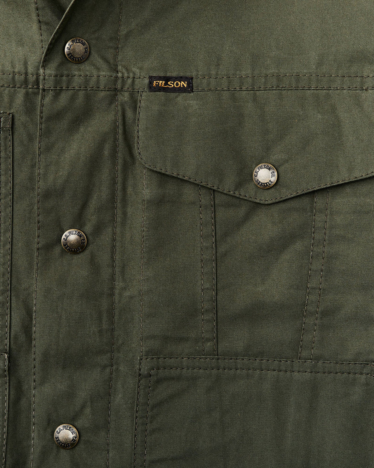 Filson Ranger Short Cruiser Jacket - Olive | Filson Jackets & Coats | JEANSTORE