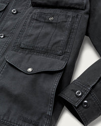 Filson Reverse Sateen Field Cruiser Jacket - Washed Faded Black