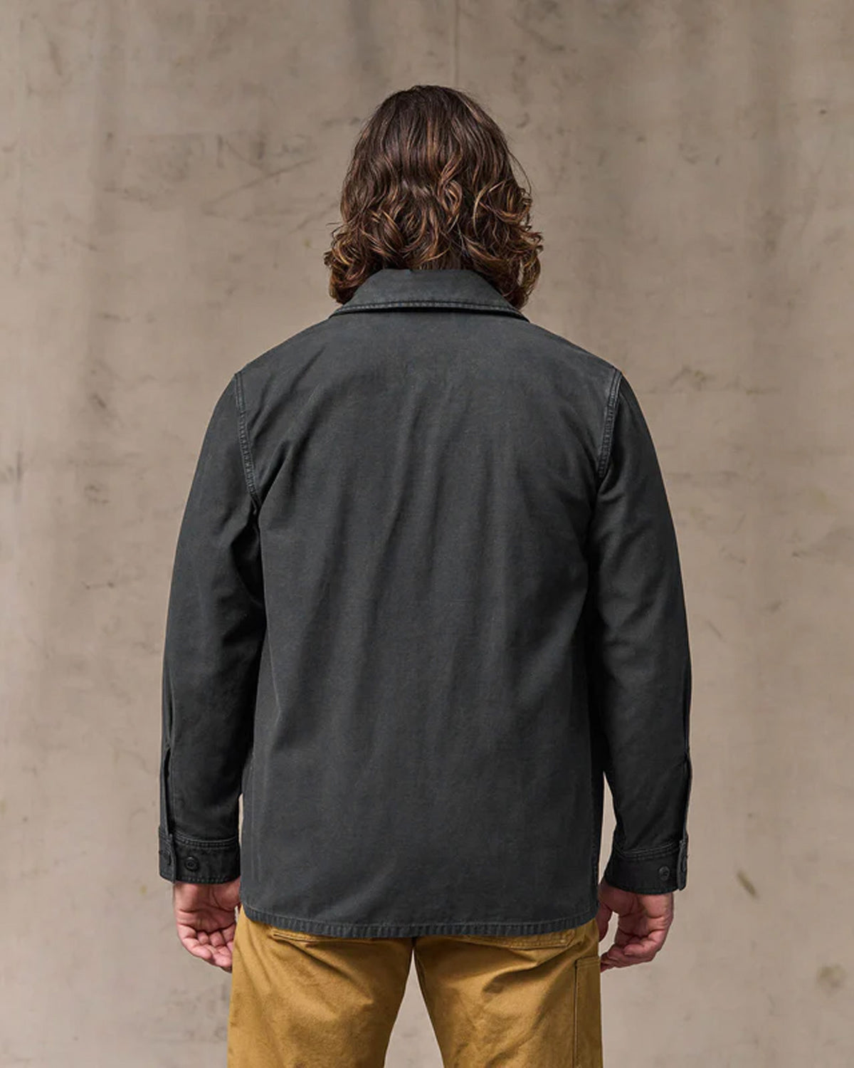 Filson Reverse Sateen Field Cruiser Jacket - Washed Faded Black