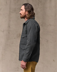 Filson Reverse Sateen Field Cruiser Jacket - Washed Faded Black