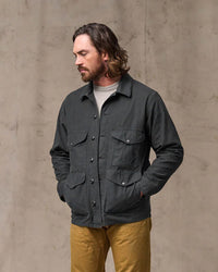 Filson Reverse Sateen Field Cruiser Jacket - Washed Faded Black