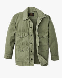 Filson Reverse Sateen Field Cruiser Jacket - Washed Fatigue Green | Filson Jackets & Coats | JEANSTORE