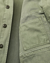 Filson Reverse Sateen Field Cruiser Jacket - Washed Fatigue Green | Filson Jackets & Coats | JEANSTORE